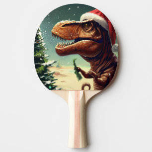 Raquette De Ping Pong T-Rex de Noël (4)