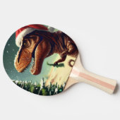 Raquette De Ping Pong T-Rex de Noël (4) (Côté)