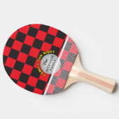 Raquette De Ping Pong Table Tennis, Family Games, Checkerboard (Côté)