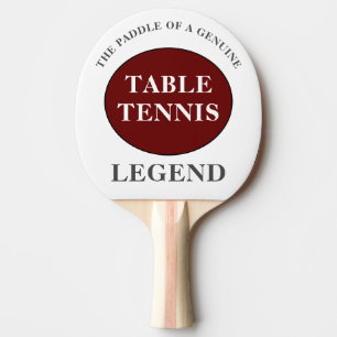 Raquette De Ping Pong Table Tennis Ping Pong Legend Ajouter Monogramme &