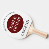 Raquette De Ping Pong Table Tennis Ping Pong Legend Ajouter Monogramme & (Côté)