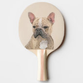 Raquette De Ping Pong Tableau Français Bulldog (Sable) - Joli Original D (Dos)