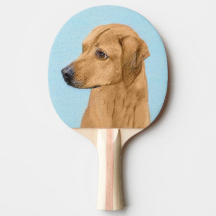 Raquette De Ping Pong Tableau Rhodesian Ridgeback - Art Chien original