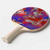 Raquette De Ping Pong Tacheté d'étoiles (Devant Angle)