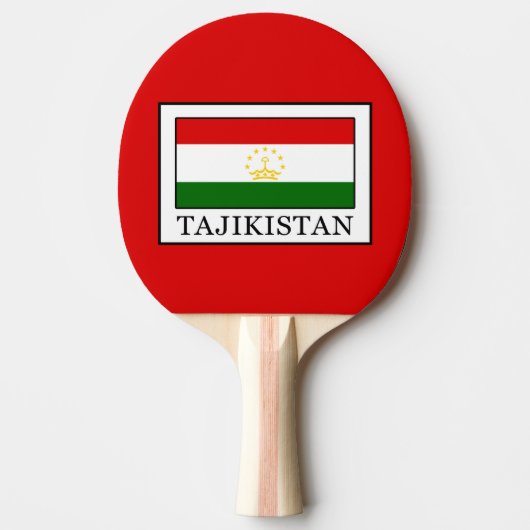 Raquette De Ping Pong Tadjikistan (Devant)