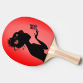 Raquette De Ping Pong Tafeltennisbatje (Zijkant)