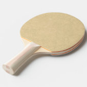 Raquette De Ping Pong Tan Leather (Devant Angle)