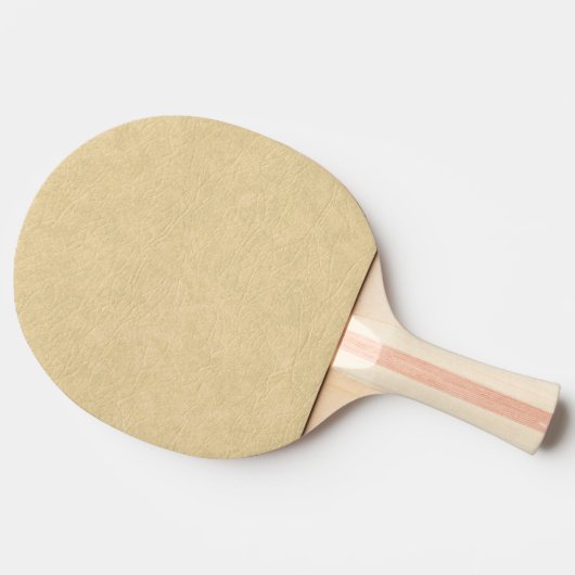 Raquette De Ping Pong Tan Leather (Côté)