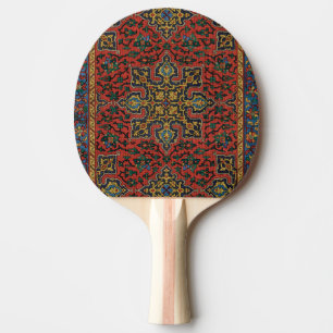 Raquette De Ping Pong Tapis Perse Tapis Rouge Bleu classique