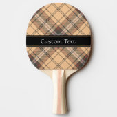 Raquette De Ping Pong Tartan beige et Brown (Dos)