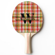 Tartan Texture Carreaux Personnalisé Monogrammé