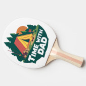 Raquette De Ping Pong Temps avec papa - Fête des pères (Côté)