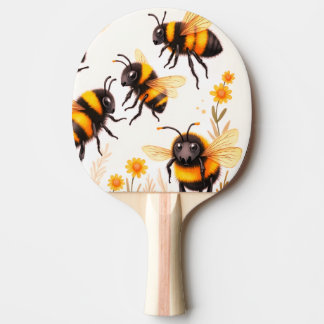 Raquette De Ping Pong Temps d'abeille bourdonnante