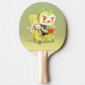 Raquette De Ping Pong Temps de lecture confortable avec animal de compag (Devant)