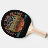 RAQUETTE DE PING PONG TENDANCE ANNÉE DE NAISSANCE CADEAU ANNIVERSAIRE (Côté)