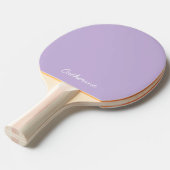 Raquette De Ping Pong Tendance Couleur Douce Violet Ping Pong Paddle (Devant Angle)
