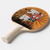 Raquette De Ping Pong Tengu Grunge Yokai (Devant Angle)