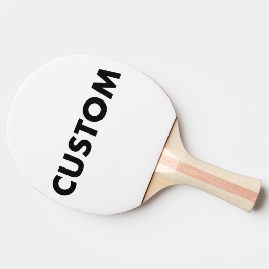 Raquette De Ping Pong Tennis de table personnalisé avec impression compl (Côté)