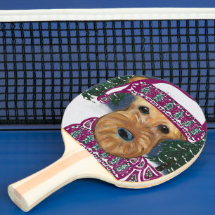 RAQUETTE DE PING PONG TERRIER AIREDALE