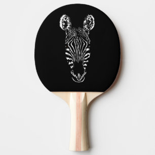 Raquette De Ping Pong Tête de zèbre