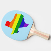Raquette De Ping Pong Texas Rainbow (Côté)