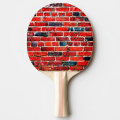 Raquette De Ping Pong Texture Cool de mur de briques (Devant)
