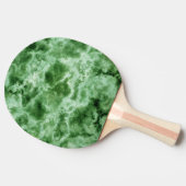 Raquette De Ping Pong Texture de marbre vert (Côté)