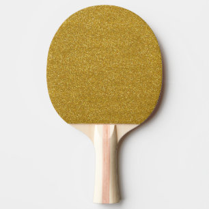Raquette De Ping Pong Texture de parties scintillantes d'or