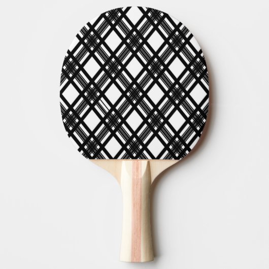 Raquette De Ping Pong Texture de rayures (Devant)