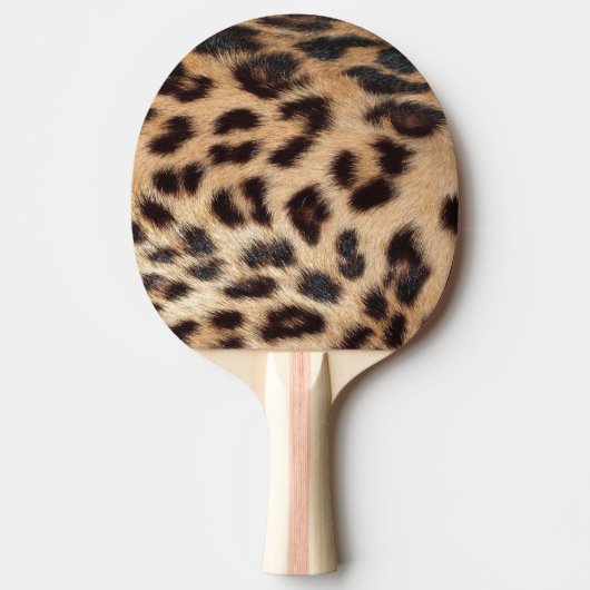 Raquette De Ping Pong texture empreinte de léopard (Devant)