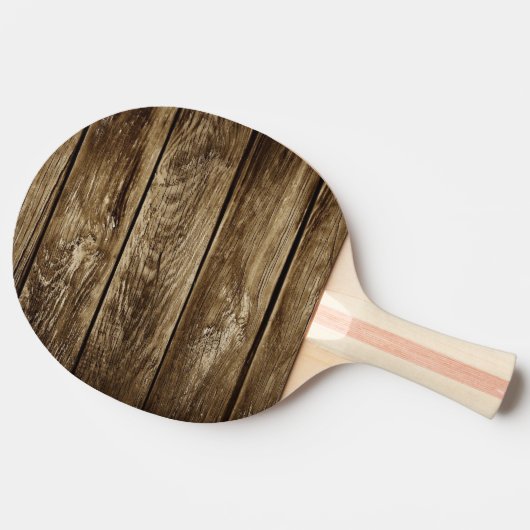 Raquette De Ping Pong texture en bois (Côté)