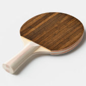 Raquette De Ping Pong Texture en bois (Devant Angle)