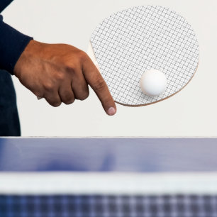 Raquette De Ping Pong Texture géométrique monochrome Look en diamant inc
