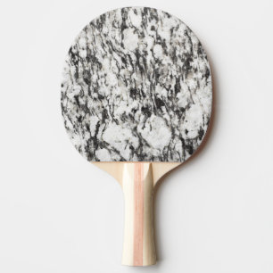 Raquette De Ping Pong texture granite   Arrière - plan de marbre en noir
