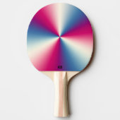 Raquette De Ping Pong Texture métallique brillante (Dos)