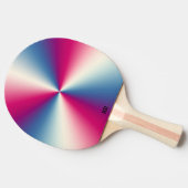 Raquette De Ping Pong Texture métallique brillante (Côté)