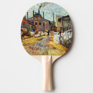 Raquette De Ping Pong The Factory (1887) par Vincent Van Gogh