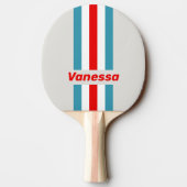 Raquette De Ping Pong Thunderbird Rayé avec Nom (Dos)