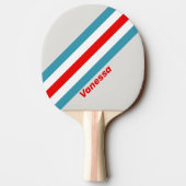 Raquette De Ping Pong Thunderbird Rayé avec Nom (Dos)