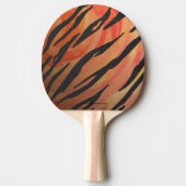 Raquette De Ping Pong Tiger chaud orange et noir (Devant)
