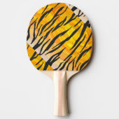 Raquette De Ping Pong Tiger noir et orange (Dos)