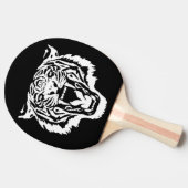 Raquette De Ping Pong Tigre blanc rugissant (Côté)