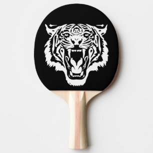 Raquette De Ping Pong Tigre blanc rugissant