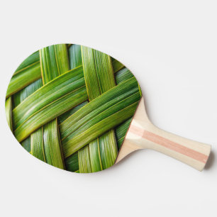 Raquette De Ping Pong Tissu de bambou vert frais
