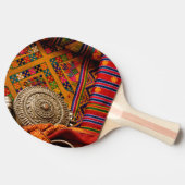 Raquette De Ping Pong Tissus, Bhoutan (Côté)