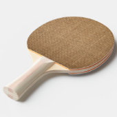 Raquette De Ping Pong Toile de jute marron (Devant Angle)