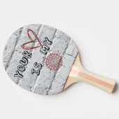 Raquette De Ping Pong Ton coeur est mon boussole (Côté)