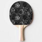 Raquette De Ping Pong Tons de gris floral (Devant)