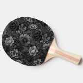 Raquette De Ping Pong Tons de gris floral (Côté)