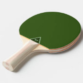 Raquette De Ping Pong Tons verts (Devant Angle)